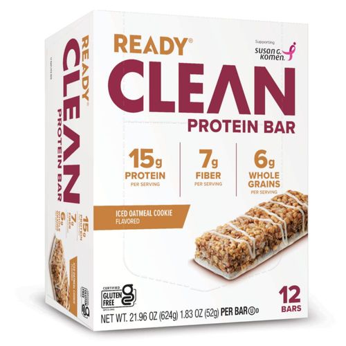 Barra de proteína Ready 12 unidades sabor Galleta de avena helada