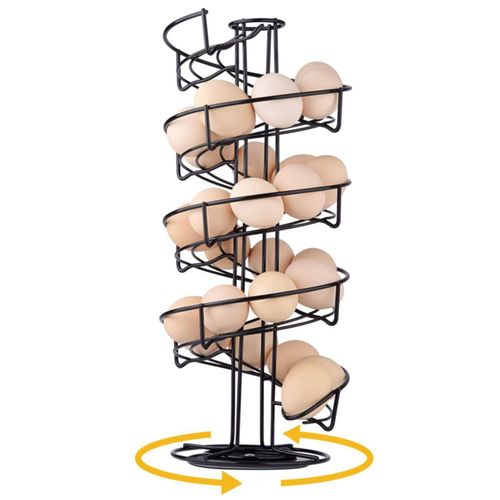 Dispensador de Huevos Toplife 17x17x41 cm Negro 36 huevos