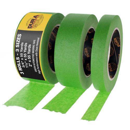 Cinta de Enmascarar Dura‑Gold 07 " 141 " y 188 " – 3 rollos