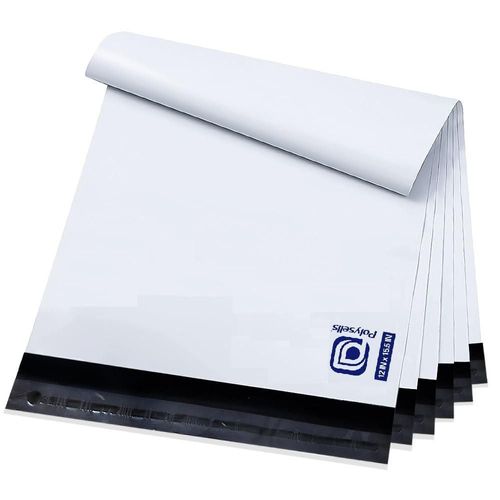 Sobres de polietileno POLYSELLS 38 × 39 cm Pack de 100 blancos