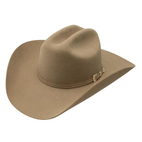 Sombrero vaquero Stetson de fieltro de lana 3X color piedra talla 7