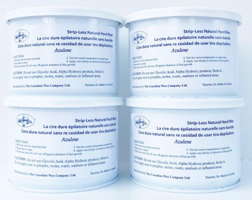 Cera Dura Sharonelle Natural con Azuleno 400 ml (Pack de 4)