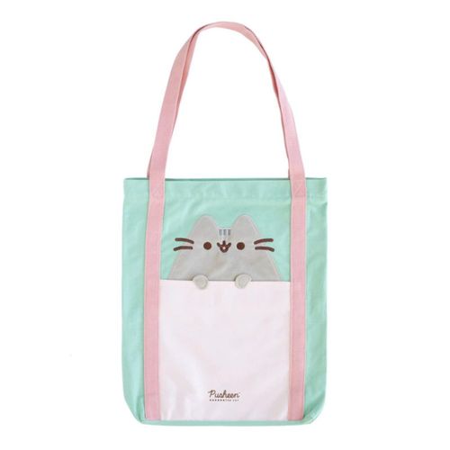 Bolso Tote Grupo Erik 35x40 cm Pusheen Lona de Algodón