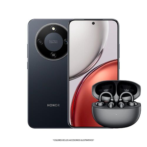 Combo Honor Magic 8 Lite 8GB 512GB Negro + Honor Choice Earbuds Clip