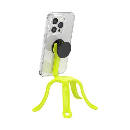 Soporte Flexible PopSockets para Celular – Amarillo Neón