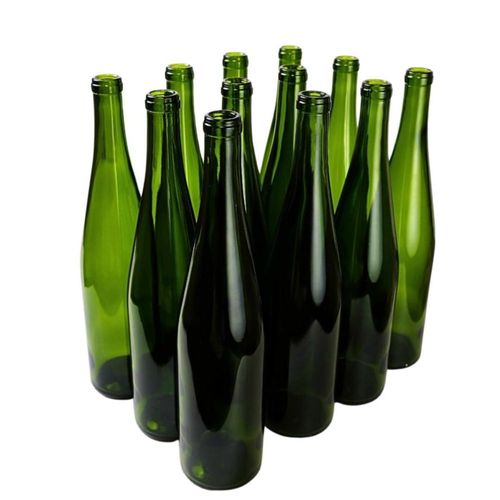 Botella FastRack 750 ml Verde 12 unidades sin corchos
