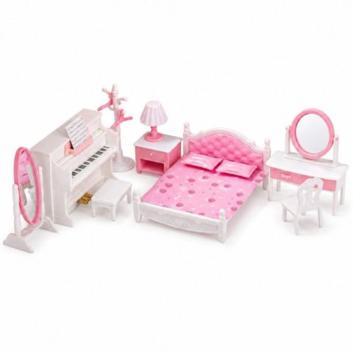 Set de Dormitorio Deluxe OLEOCA Family para Casa de Muñecas