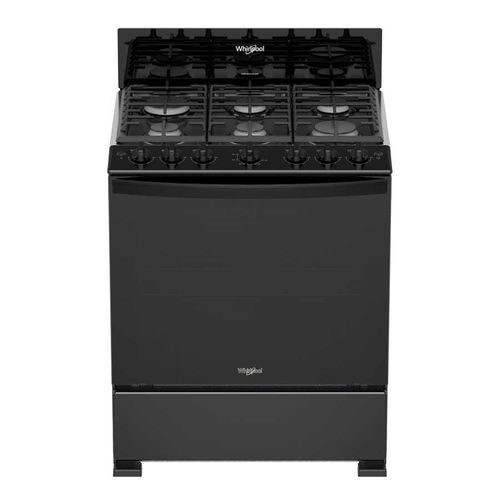 Estufa a gas al piso Whirlpool 30" Negra