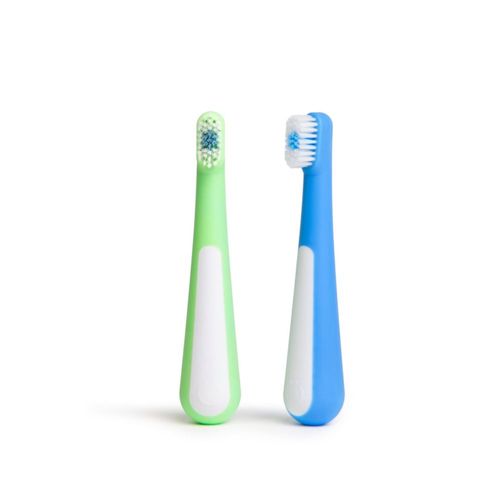 Juego de cepillos Ubbi Polaris Azul y Zest Verde para niños