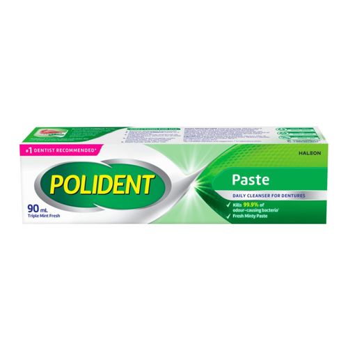 Pasta Limpiadora para Dentaduras Polident 90 ml