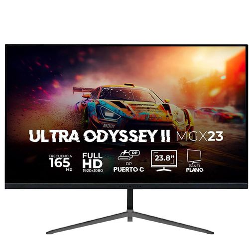 Monitor gamer 23.8 balam rush ultra odyssey ii mgx23 1ms 165hz fhd va led usb-c