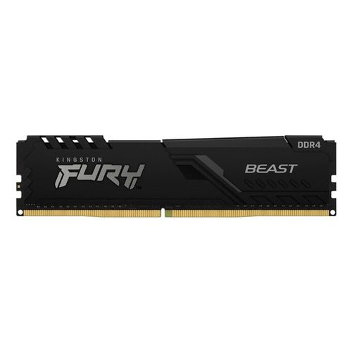 Memoria ram ddr4 16gb 3200mhz kingston fury beast 1x16gb negro kf432c16bb/16