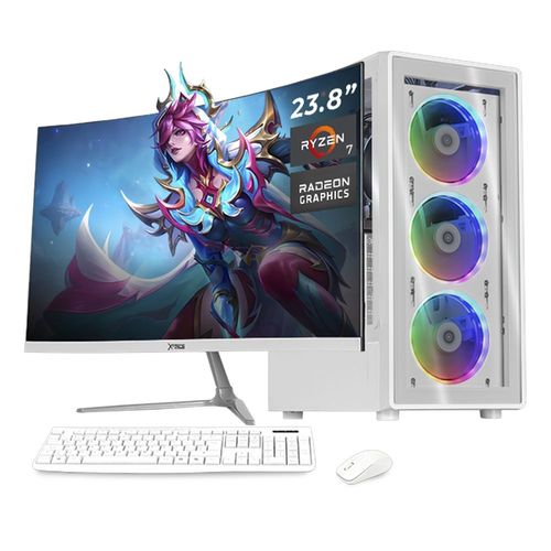 Xtreme pc radeon vega ryzen 7 16gb ssd 1tb monitor 23.8 wh