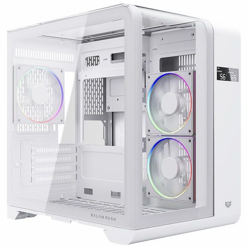 Gabinete gamer balam rush 6400 micro atx 3 fan argb usb-c