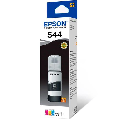 Botella tinta epson t544 l1110 l3110 l3150 l5190 negro 70ml