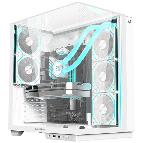 Gabinete balam rush 7600 atx 5 fan argb usb-c br-941501