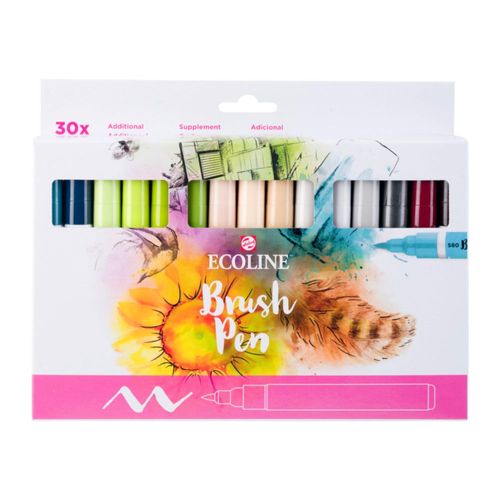 Marcador de pincel Ecoline 30 Addit.Cb Tonos Vivos