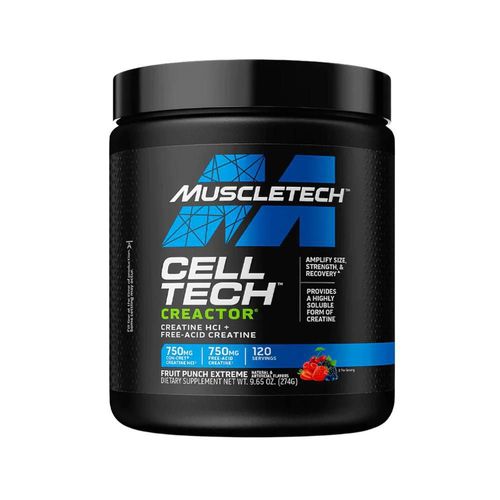 Muscletech cell tech creactor 120 servicios. creatina hci