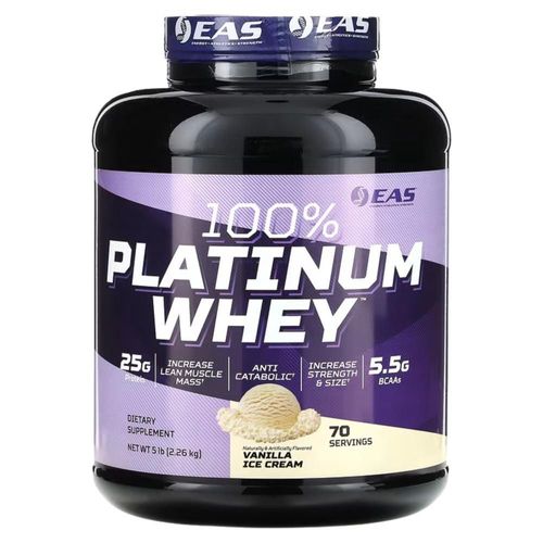 Eas 100% platinum whey 5 lb. proteína baja en carbos