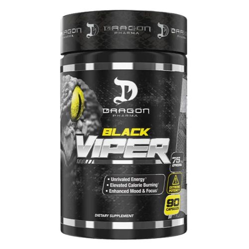 Dragon pharma black viper 90 cápsulas termogénico