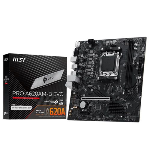 Tarjeta madre msi pro a620am-b evo ddr5 micro atx