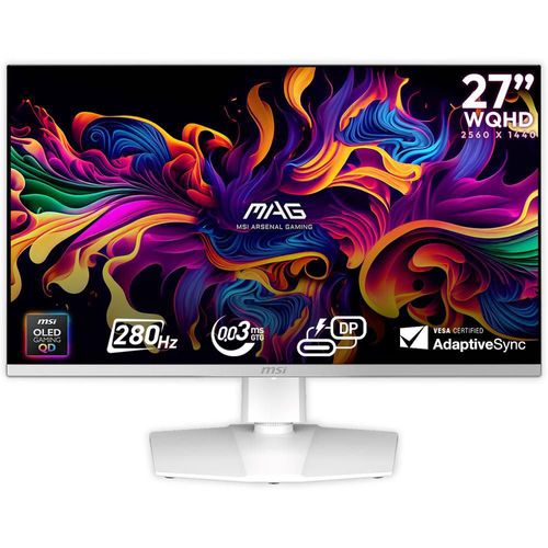 Monitor gamer 27 msi mag 272qpw qdoled x28 0.03ms 280hz wqhd