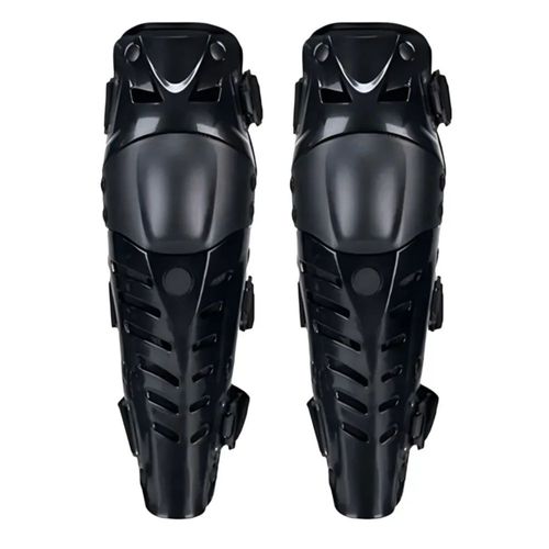 Rodilleras Protectoras Motociclista 1 Par, Color Negro