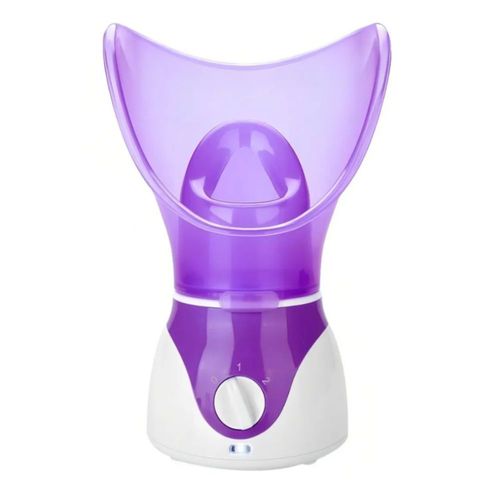 Humidificador Vaporizador Facial D/vapor Caliente Blanco Con Morado