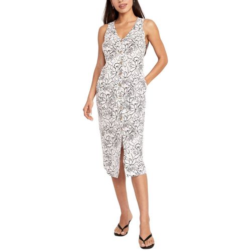Vestido Old Navy Sleeveless Button Maxi Blanco Mujer 658025-