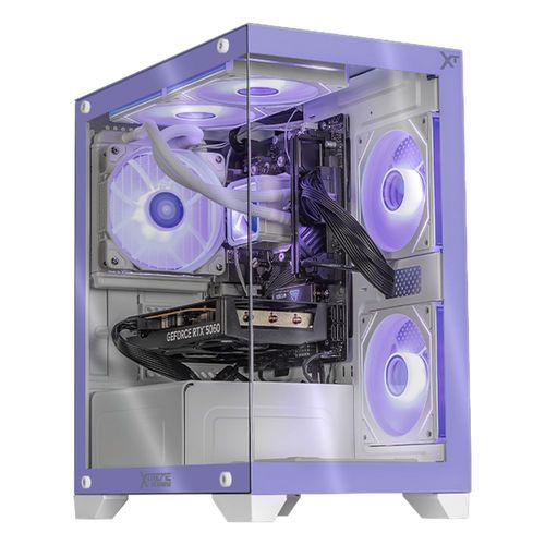 Xtreme pc gaming rtx 5060 ryzen 7 16gb ssd 1tb wifi lila