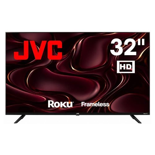 JVC Pantalla Smart TV 32 Pulgadas HD LED Frameless Roku TV
