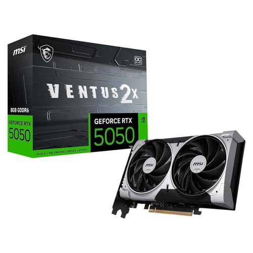 Tarjeta de video msi geforce rtx 5050 8g ventus 2x oc
