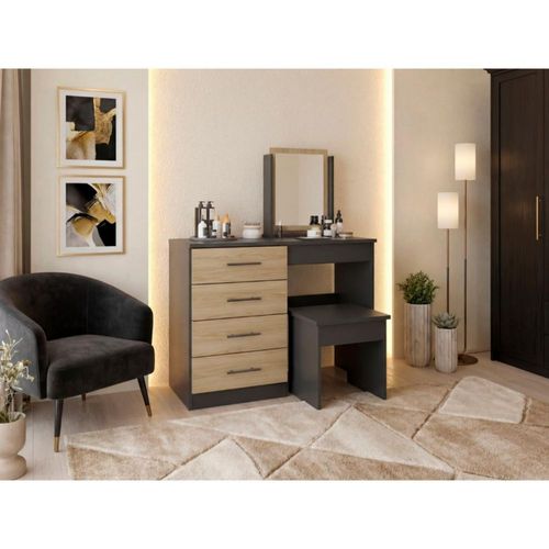Mueble Tocador Wesley Wengue y Fresno
