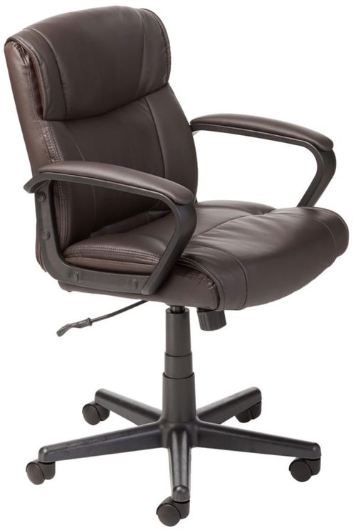 Silla de oficina Amazon Basics con altura ajustable, giro de 360°, rep