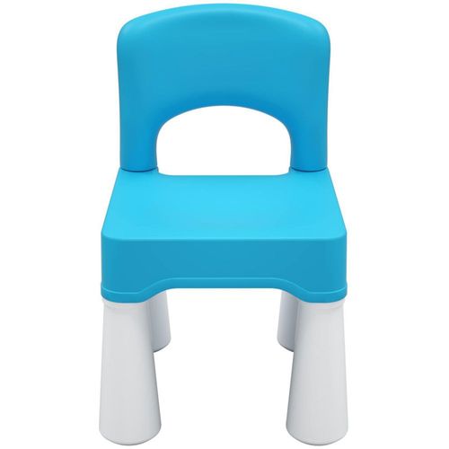 Silla infantil de plástico, resistente y ligera, con asiento de 23,6 c