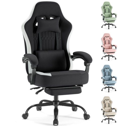 Silla gaming Sweetcrispy - Silla de escritorio ergonómica de respaldo