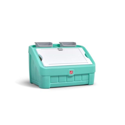 Caja de juguetes y tapa para manualidades Step2 2 en 1, contenedor y o