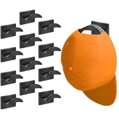 Ganchos adhesivos para sombreros Qteeyou para pared (12 unidades) - Pe