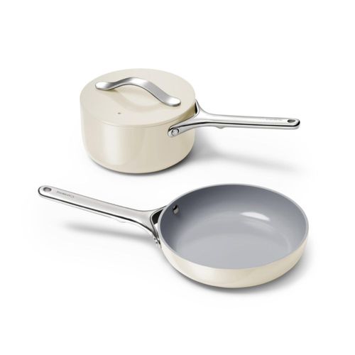 Juego de mini utensilios de cocina Caraway: sartén de cerámica antiadh
