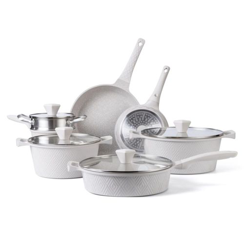 Juego de utensilios de cocina antiadherentes de aluminio fundido Count