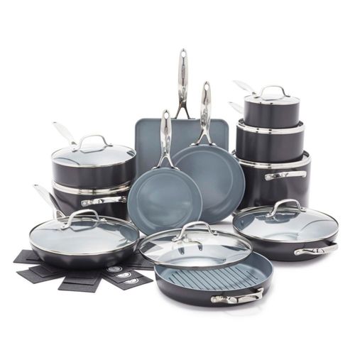 Juego de utensilios de cocina antiadherentes de cerámica GreenPan Vale