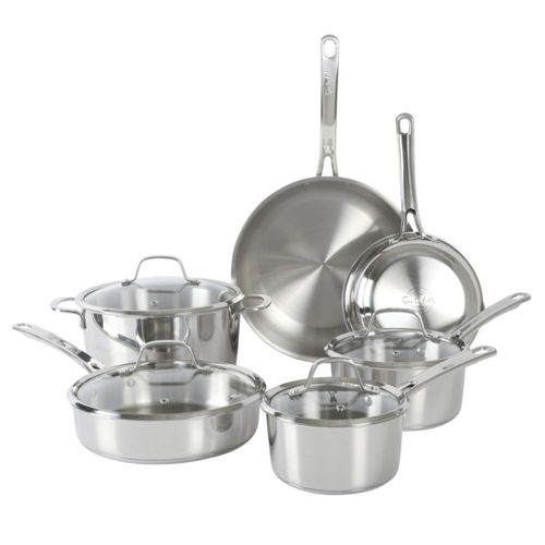 Sur La Table Kitchen Essentials Chef's Deck Juego de 10 piezas de olla