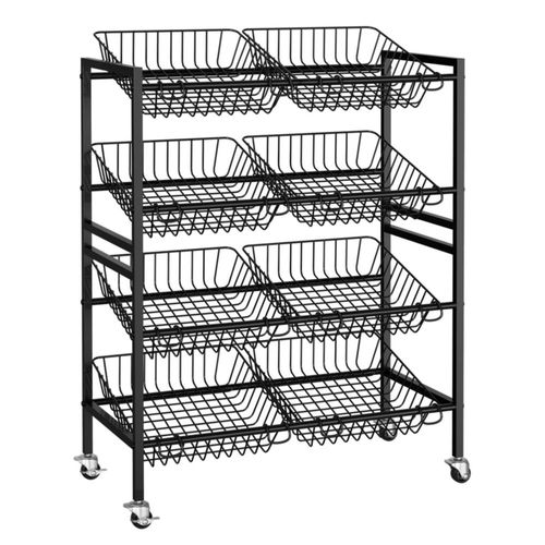Carrito de almacenamiento de cocina Evermagin de 64 cm de ancho, carri