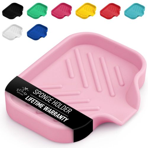 Soporte pequeño de silicona para esponjas Zulay Kitchen (4,9 x 3,3 pul