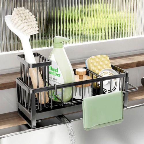 Soporte para esponjas SWTYMIKI para fregadero de cocina - Organizador