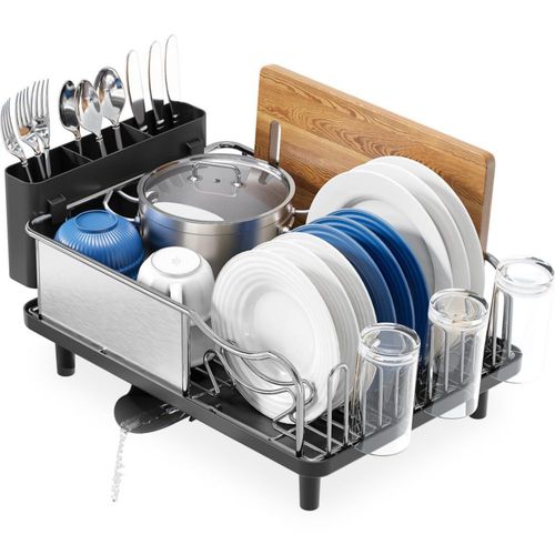 Escurridor de platos de acero inoxidable Urackify - Escurridor de plat