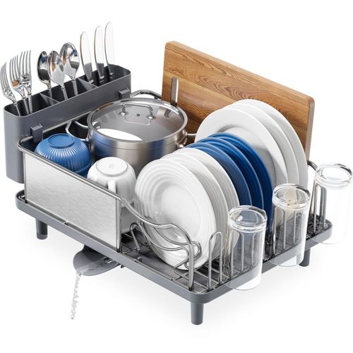Escurridor de platos de acero inoxidable Urackify - Escurridor de plat