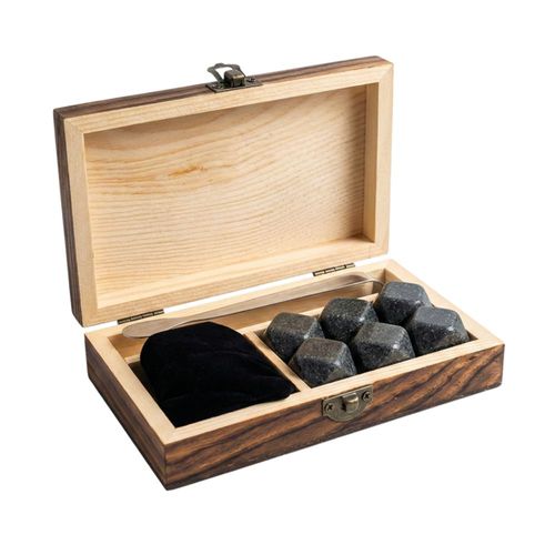 Kit de Piedras para Whisky Cork VANLIG | Enfriadores Naturales Reutilizables en Estuche de Lujo