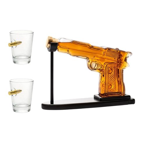 Decantador Signature Edition: VANLIG Brent Revolver & Grenade Glasses