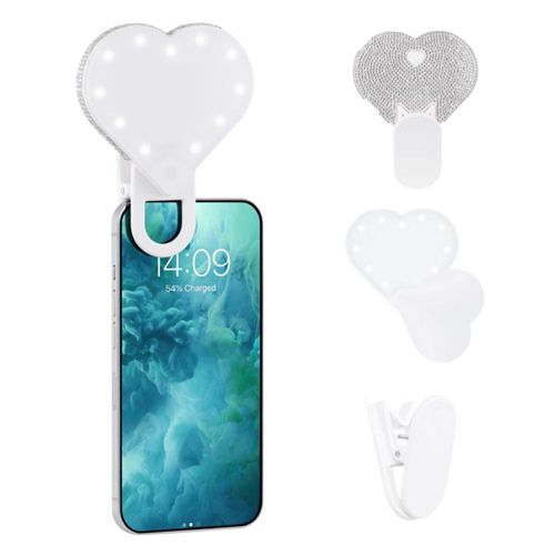 Espejo de Maquillaje LED Recargable RIKI LOVES RIKI Blanco